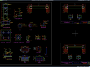 Download Detail Struktur Jembatan Penyeberangan Orang DWG AutoCAD detail struktur jembatan penyeberangan orang