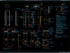 Download Detail Tampak dan Pondasi Rambu Jalan Raya DWG AutoCAD detail tampak dan pondasi rambu jalan raya