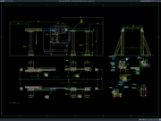 Download Detail Tampak dan Potongan Rel Mesin DWG AutoCAD detail tampak dan potongan rel mesin