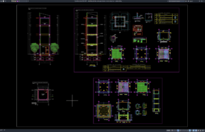 Download Detail Tampak dan Potongan Struktur Menara Tangki Air DWG AutoCAD detail tampak dan potongan struktur menara tangki air