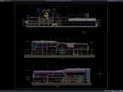 Download Detail Tampak Pusat Perbelanjaan DWG AutoCAD detail tampak pusat perbelanjaan