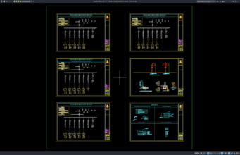 Download Electric Package Substation Details DWG AutoCAD electric package substation details