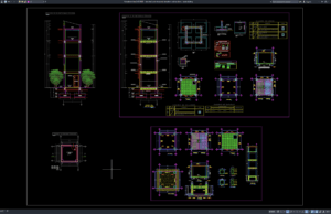 Download Elevated Tank Structural Elevation and Sections DWG AutoCAD elevated tank structural elevation and sections