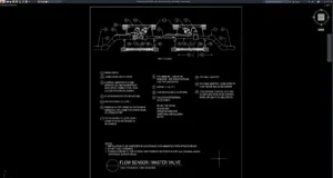 flow sensor and master valve details