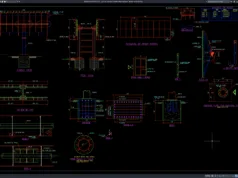 Download Ground Mounted Double Sided Signboard Details DWG AutoCAD ground mounted double sided signboard details
