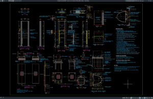 Download Highway Sign Elevation and Foundation Details DWG AutoCAD highway sign elevation and foundation details