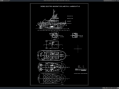 Download Gambar Kapal Tunda Pelabuhan Diesel Elektrik DWG AutoCAD kapal tunda pelabuhan diesel elektrik