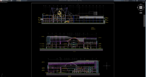 shopping center elevation details