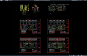 showroom electrical scheme layout