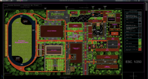 sports complex general layout plan