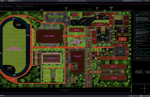 sports complex general layout plan