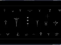 Download Block Lampu Dinding DWG AutoCAD block lampu dinding