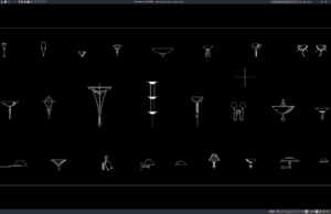 Download Block Lampu Dinding DWG AutoCAD block lampu dinding