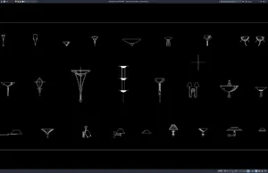 Download Block Lampu Dinding DWG AutoCAD block lampu dinding