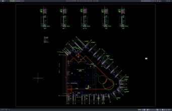 Download Boundary Fence Reinforcement Details DWG AutoCAD boundary fence reinforcement details