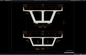 Download Bridge Cross Section Details DWG AutoCAD bridge cross section details
