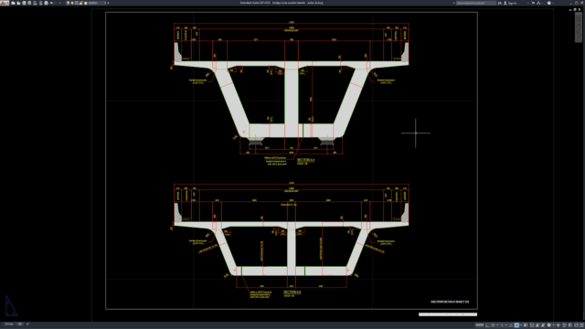 bridge cross section details bridge cross section details