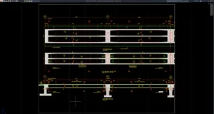 bridge deck plan and elevation details