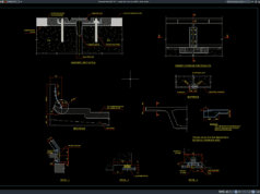 Download Bridge Deck Structural Details DWG AutoCAD bridge deck structural details