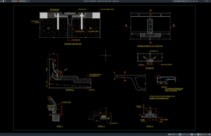Download Bridge Deck Structural Details DWG AutoCAD bridge deck structural details