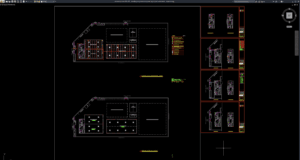 building fire protection system layout plan and details