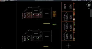 building fire protection system layout plan and details