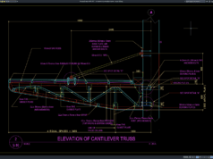 cantilever truss elevation details