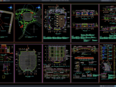 coffee shop project layout plan and details