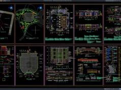 coffee shop project layout plan and details