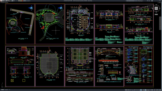 coffee shop project layout plan and details coffee shop project layout plan and details