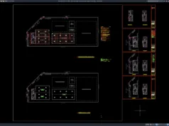 denah dan detail sistem pemadam kebakaran gedung