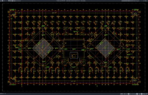 Download Denah Galian Pondasi Bangunan Hunian DWG AutoCAD denah galian pondasi bangunan hunian