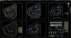 denah penulangan struktur rumah sakit