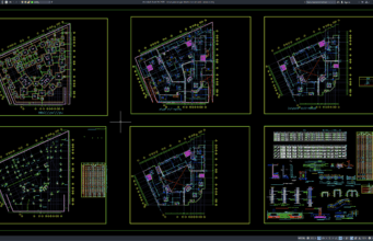 Download Denah Penulangan Struktur Rumah Sakit DWG AutoCAD denah penulangan struktur rumah sakit