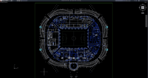 denah stadion 4 lantai