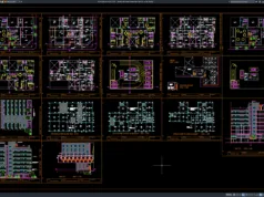 Download Denah Tata Letak Apartemen 7 Lantai DWG AutoCAD denah tata letak apartemen 7 lantai