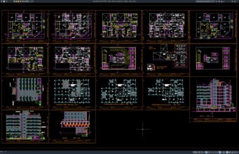 Download Denah Tata Letak Apartemen 7 Lantai DWG AutoCAD denah tata letak apartemen 7 lantai