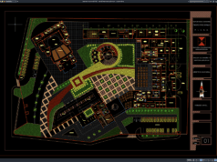 Download Denah Tata Letak Auditorium DWG AutoCAD denah tata letak auditorium