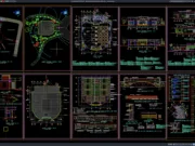 Download Denah Tata Letak dan Detail Coffee Shop DWG AutoCAD denah tata letak dan detail coffee shop