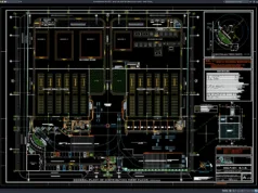 Download Denah Tata Letak dan Detail Pabrik Industri DWG AutoCAD denah tata letak dan detail pabrik industri