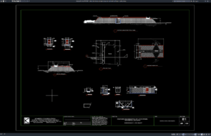 Download Detail Denah dan Potongan Bangunan Pelimpah (Spillway) DWG AutoCAD detail denah dan potongan bangunan pelimpah (spillway)