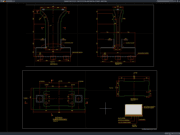 Download Detail Dimensi dan Penampang Pier Jembatan DWG AutoCAD detail dimensi dan penampang pier jembatan