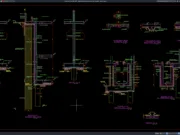 Download Detail Dinding Penahan Tanah dan Pondasi DWG AutoCAD detail dinding penahan tanah dan pondasi