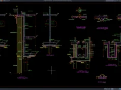 Download Detail Dinding Penahan Tanah dan Pondasi DWG AutoCAD detail dinding penahan tanah dan pondasi