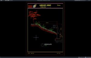Download Detail Lereng Hijau DWG AutoCAD detail lereng hijau