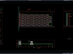 Download Detail Panel Dinding DWG AutoCAD detail panel dinding