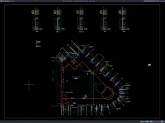 Download Detail Penulangan Pagar Batas DWG AutoCAD detail penulangan pagar batas