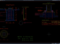 Download Detail Pondasi Isolator DWG AutoCAD detail pondasi isolator