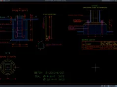 Download Detail Pondasi Isolator DWG AutoCAD detail pondasi isolator