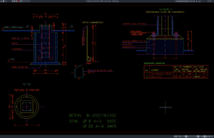 Download Detail Pondasi Isolator DWG AutoCAD detail pondasi isolator